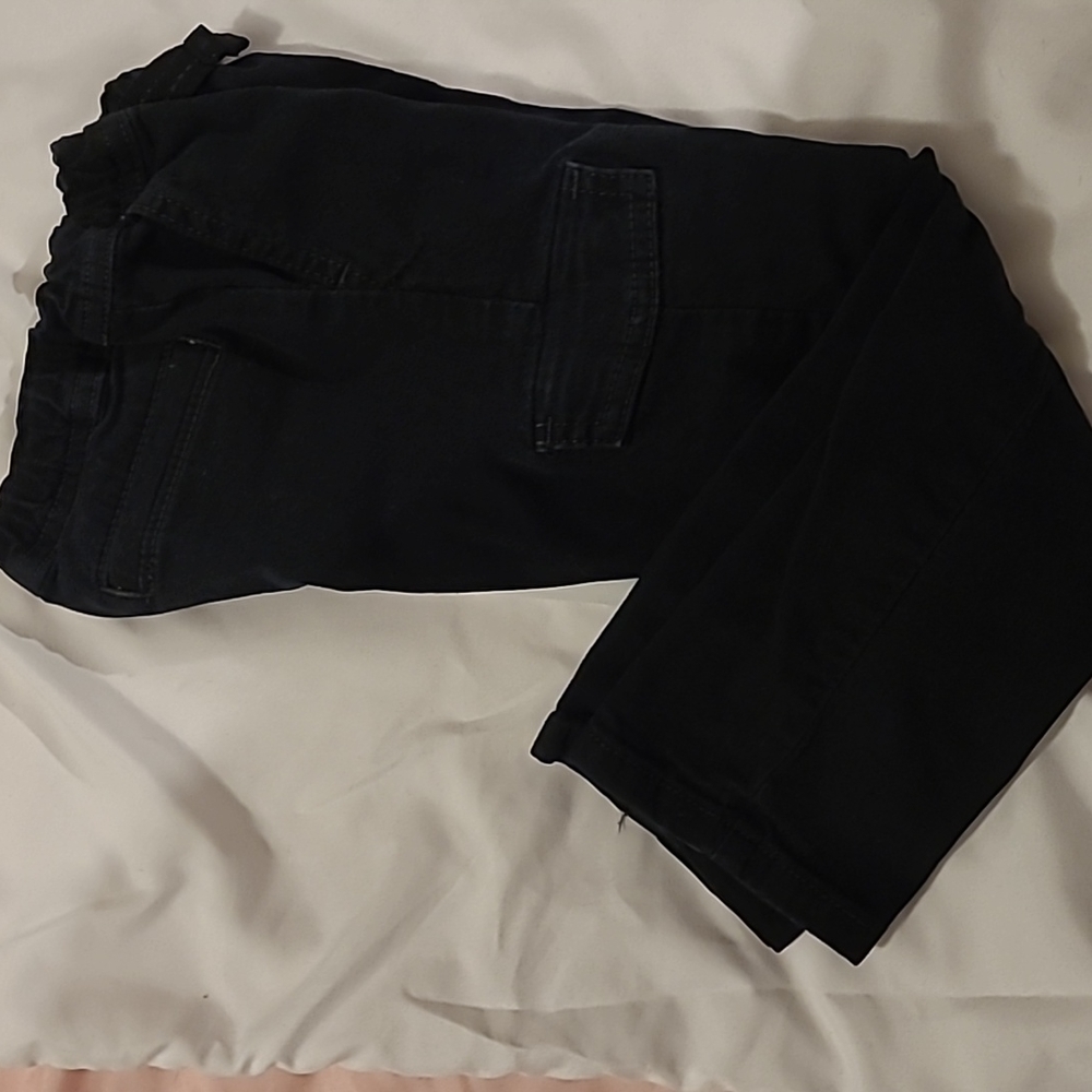 Black Cargo style pants
